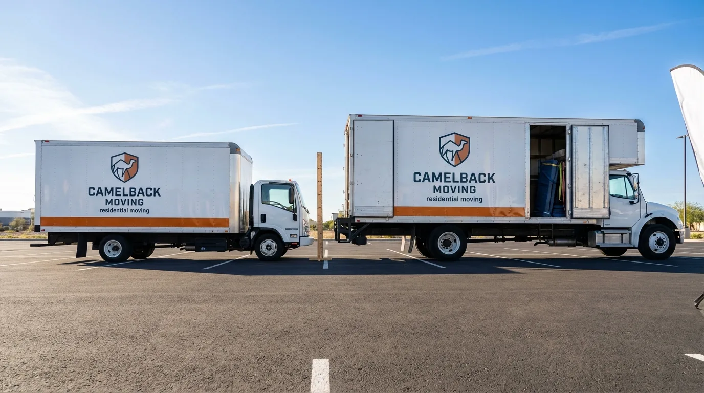 Moving truck size capacity guide in Milford